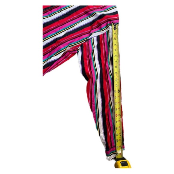 Ranch And Town VTG Long Sleeve Collared Multicolor Striped Button Down Women’s L - Picture 8 of 8